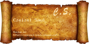 Czeizel Saul névjegykártya